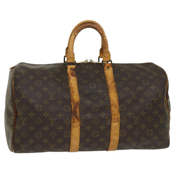 LOUIS VUITTON Monogram Keepall 45 Boston Bag M41428 LV Auth 46232