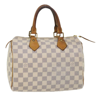 LOUIS VUITTON Damier Azur Speedy 25 Hand Bag N41534 LV Auth 46346