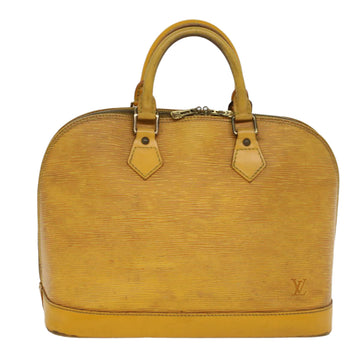 LOUIS VUITTON Epi Alma Hand Bag Tassili Yellow M52149 LV Auth 46438