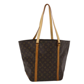 LOUIS VUITTON Monogram Sac Shopping Tote Bag M51108 LV Auth 46486