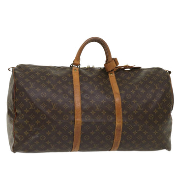 LOUIS VUITTON Monogram Keepall 60 Boston Bag M41422 LV Auth 46522