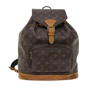 LOUIS VUITTON Monogram Montsouris GM Backpack M51135 LV Auth 46595