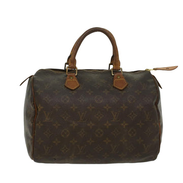 LOUIS VUITTON Monogram Speedy 30 Hand Bag M41526 LV Auth 46729