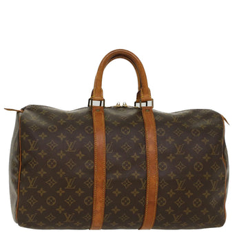 LOUIS VUITTON Monogram Keepall 45 Boston Bag M41428 LV Auth 46807