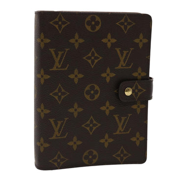 LOUIS VUITTON Monogram Agenda MM Day Planner Cover R20105 LV Auth 46843