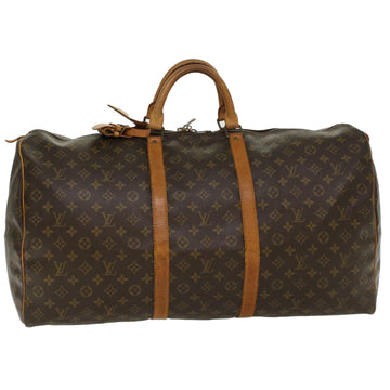 LOUIS VUITTON Monogram Keepall 60 Boston Bag M41422 LV Auth 47089