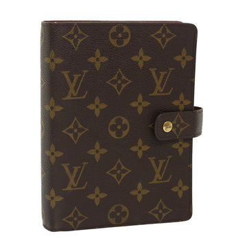 LOUIS VUITTON Monogram Agenda MM Day Planner Cover R20105 LV Auth 47099