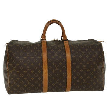 LOUIS VUITTON Monogram Keepall 55 Boston Bag M41424 LV Auth 47347