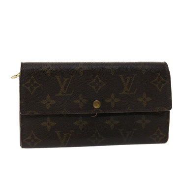 LOUIS VUITTON Monogram Portefeuille Sarah Long Wallet M62137 LV Auth 47504