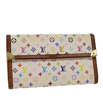 LOUIS VUITTON Multicolor Porte Tresor International Wallet M92659 LV Auth 47532