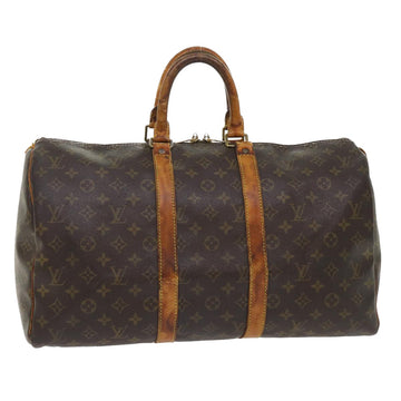 LOUIS VUITTON Monogram Keepall 45 Boston Bag M41428 LV Auth 47739