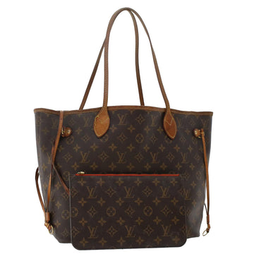 LOUIS VUITTON Monogram Neverfull MM Tote Bag M40156 LV Auth 47775