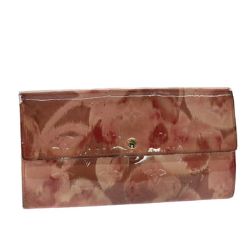 LOUIS VUITTON Vernis Ikat Flower Portefeuille Sarah Wallet M90023 LV Auth 47872