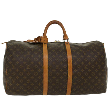 LOUIS VUITTON Monogram Keepall 55 Boston Bag M41424 LV Auth 47915