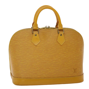 LOUIS VUITTON Epi Alma Hand Bag Tassili Yellow M52149 LV Auth 47961