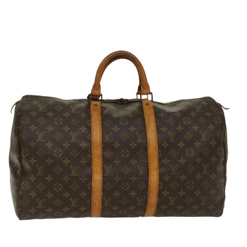 LOUIS VUITTON Monogram Keepall 50 Boston Bag M41426 LV Auth 48081