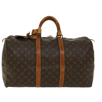 LOUIS VUITTON Monogram Keepall 50 Boston Bag M41426 LV Auth 48084