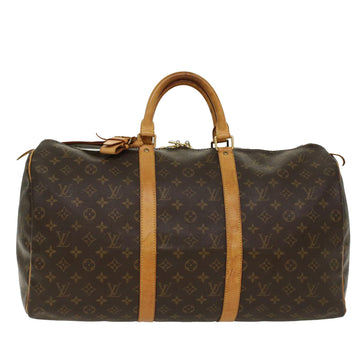 LOUIS VUITTON Monogram Keepall 50 Boston Bag M41426 LV Auth 48085