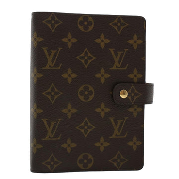 LOUIS VUITTON Monogram Agenda MM Day Planner Cover R20105 LV Auth 48373