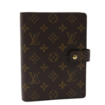 LOUIS VUITTON Monogram Agenda MM Day Planner Cover R20105 LV Auth 48384