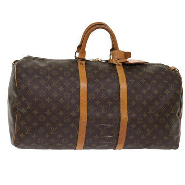 LOUIS VUITTON Monogram Keepall 55 Boston Bag M41424 LV Auth 48430