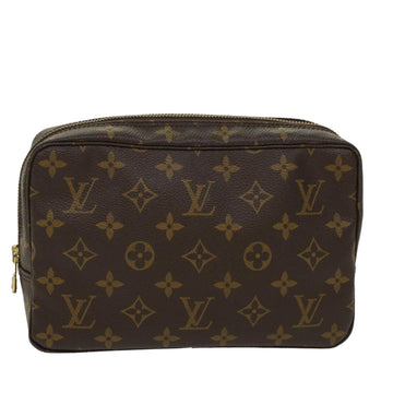 LOUIS VUITTON Monogram Trousse Toilette 23 Clutch Bag M47524 LV Auth 48493