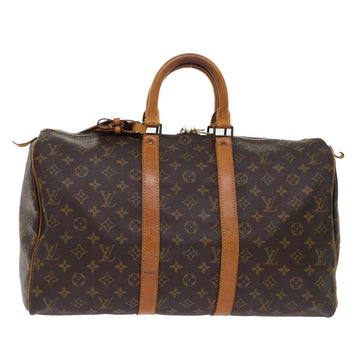 LOUIS VUITTON Monogram Keepall 45 Boston Bag M41428 LV Auth 48503