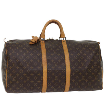 LOUIS VUITTON Monogram Keepall 55 Boston Bag M41424 LV Auth 48510