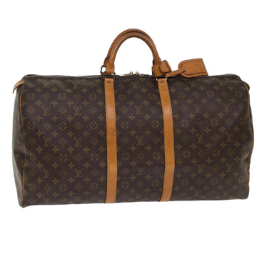 LOUIS VUITTON Monogram Keepall 60 Boston Bag M41422 LV Auth 48638