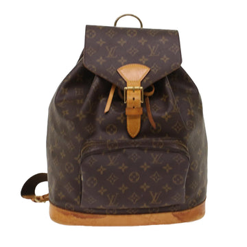 LOUIS VUITTON Monogram Montsouris GM Backpack M51135 LV Auth 48657