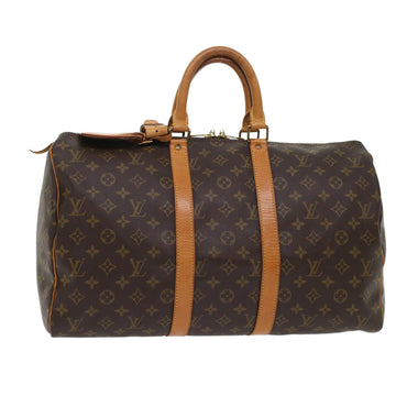 LOUIS VUITTON Monogram Keepall 45 Boston Bag M41428 LV Auth 48725