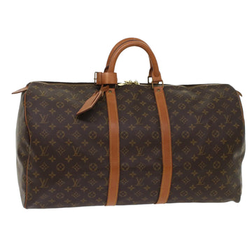 LOUIS VUITTON Monogram Keepall 55 Boston Bag M41424 LV Auth 48726