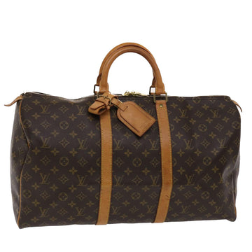 LOUIS VUITTON Monogram Keepall 50 Boston Bag M41426 LV Auth 48788