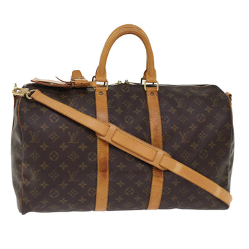 LOUIS VUITTON Monogram Keepall Bandouliere 45 Boston Bag M41418 LV Auth 48793