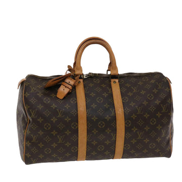 LOUIS VUITTON Monogram Keepall 45 Boston Bag M41428 LV Auth 48809