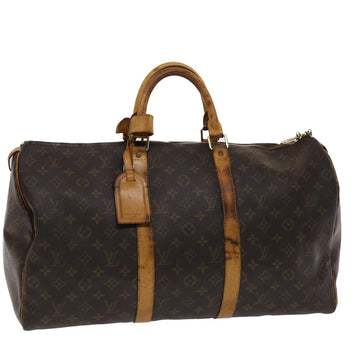 LOUIS VUITTON Monogram Keepall 50 Boston Bag M41426 LV Auth 48827