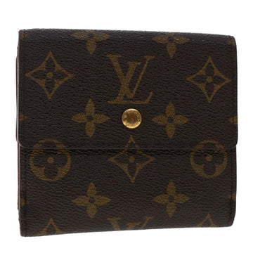 LOUIS VUITTON Monogram Portefeuille Elise Wallet M61654 LV Auth 48835