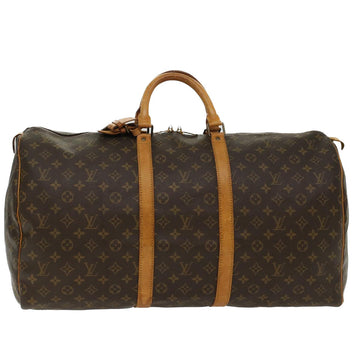 LOUIS VUITTON Monogram Keepall 55 Boston Bag M41424 LV Auth 48888