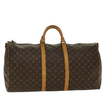 LOUIS VUITTON Monogram Keepall Bandouliere 60 Boston Bag M41412 LV Auth 48944