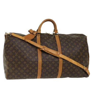 LOUIS VUITTON Monogram Keepall Bandouliere 60 Boston Bag M41412 LV Auth 48945