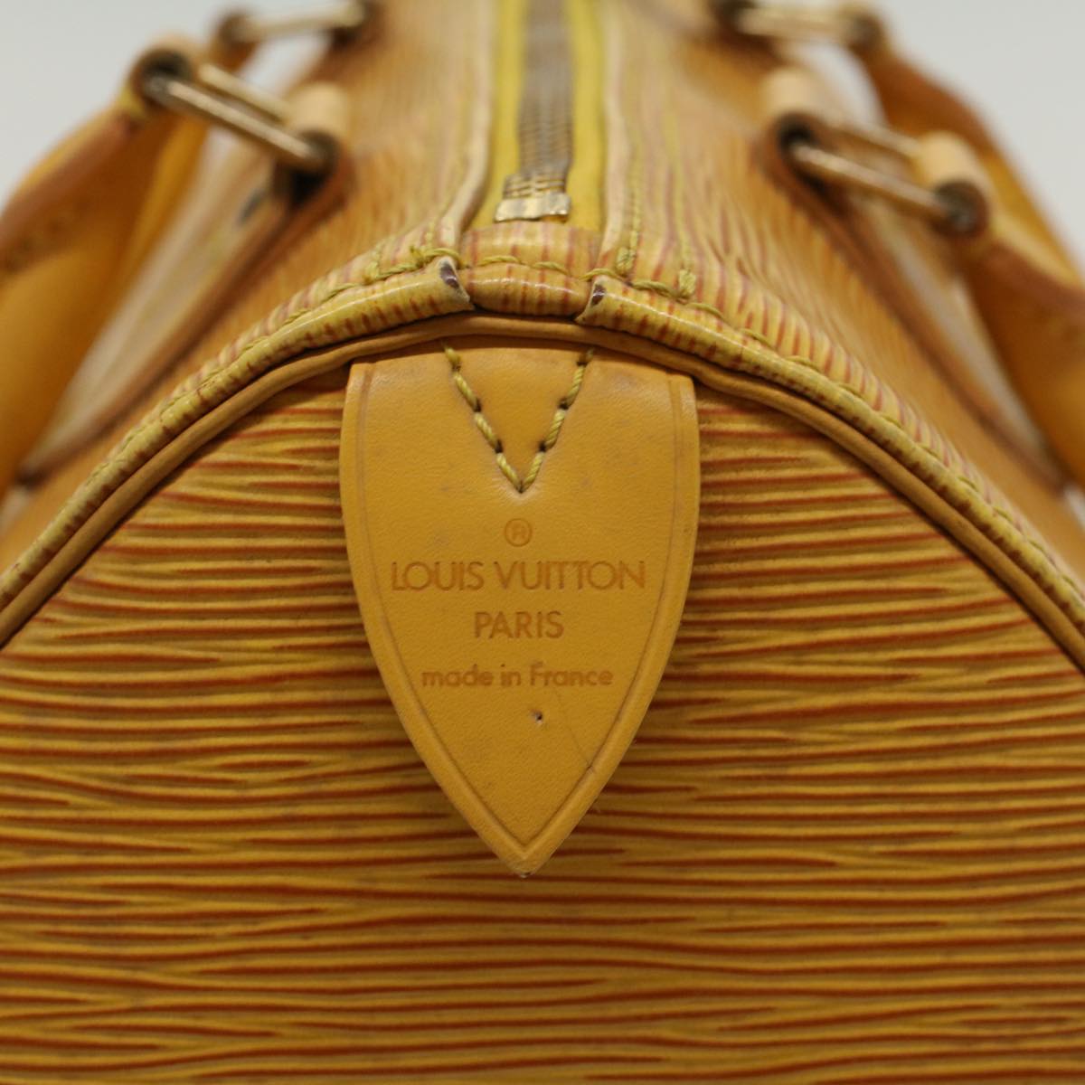 Louis Vuitton Speedy 25 Handbag Yellow Epi Leather M43019