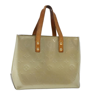 LOUIS VUITTON Monogram Vernis Reade PM Hand Bag Gris M91145 LV Auth 49000