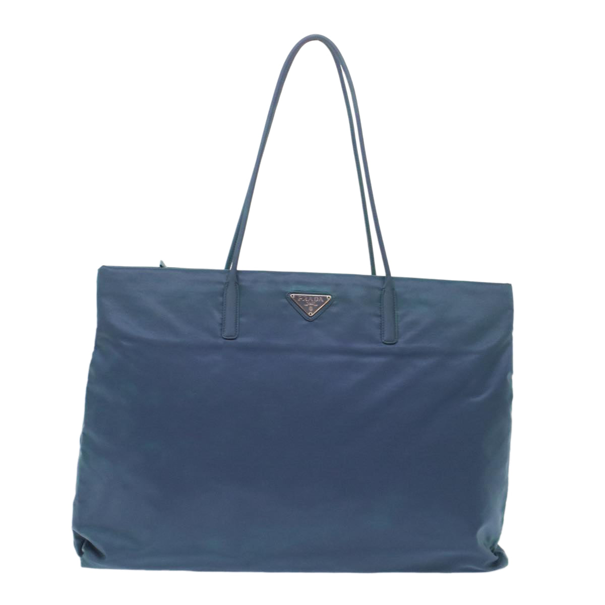 Bowling leather handbag Prada Silver in Leather - 39637798