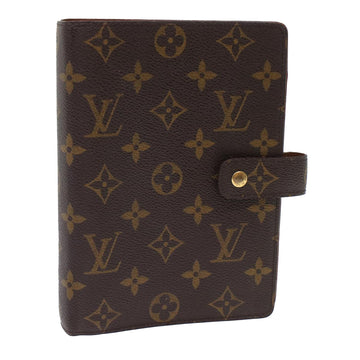 LOUIS VUITTON Monogram Agenda MM Day Planner Cover R20105 LV Auth 49122