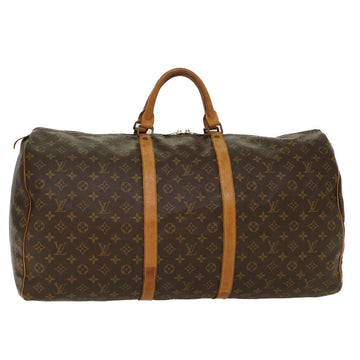 LOUIS VUITTON Monogram Keepall 60 Boston Bag M41422 LV Auth 49243