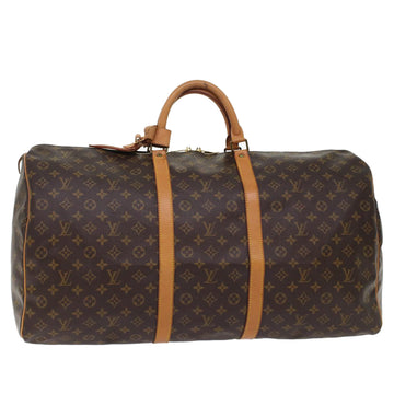 LOUIS VUITTON Monogram Keepall 60 Boston Bag M41422 LV Auth 49244