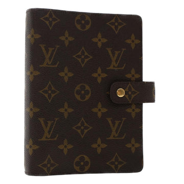 LOUIS VUITTON Monogram Agenda MM Day Planner Cover R20105 LV Auth 49390