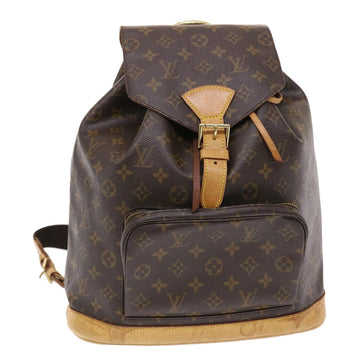 LOUIS VUITTON Monogram Montsouris GM Backpack M51135 LV Auth 49404