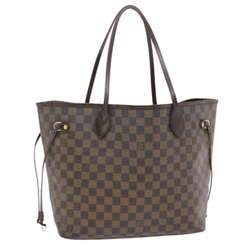 LOUIS VUITTON Damier Ebene Neverfull MM Tote Bag N51105 LV Auth 49432