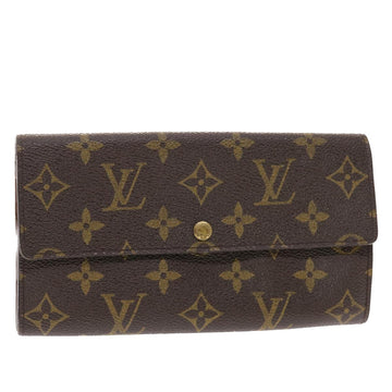 LOUIS VUITTON Monogram Portefeuille Sarah Long Wallet M60531 LV Auth 49458